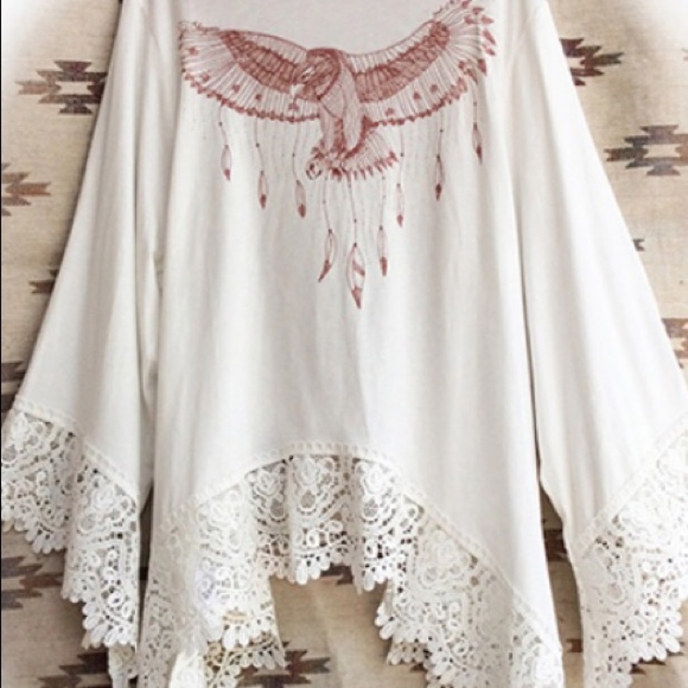 Red Bird Boho Beach Cover - Picture 4 of 4